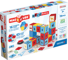 Geomag Mágneses kockák Magicube Word 79 kocka