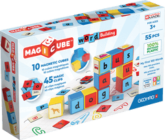 Geomag Mágneses kockák Magicube Word 55 kocka