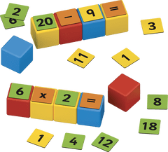 Geomag Mágneses kockák Magicube Math 55 kocka