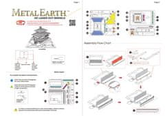 Metal Earth 3D puzzle Kinkaku-ji templom (arany)