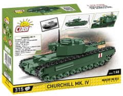 Cobi 2717 II. világháborús Churchill Mk IV, 1:48, 315 k