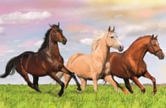 Trefl Puzzle World of Horses: galoppozás a réten 54 darab