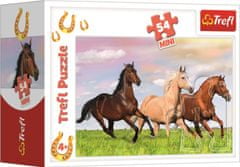 Trefl Puzzle World of Horses: galoppozás a réten 54 darab
