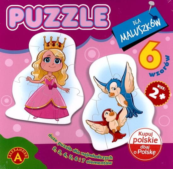 Alexander Baby puzzle Princess 6v1 (2-7 darab)