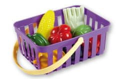 Bevásárlókosár zöldségekkel - változat vagy szín keveréke