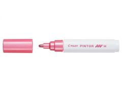 Pilot Pintor Medium akril filctoll 1,5-2,2mm - rózsaszín metál színű