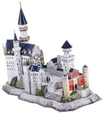 CubicFun Megvilágított 3D puzzle Neuschwanstein kastély 128 darab