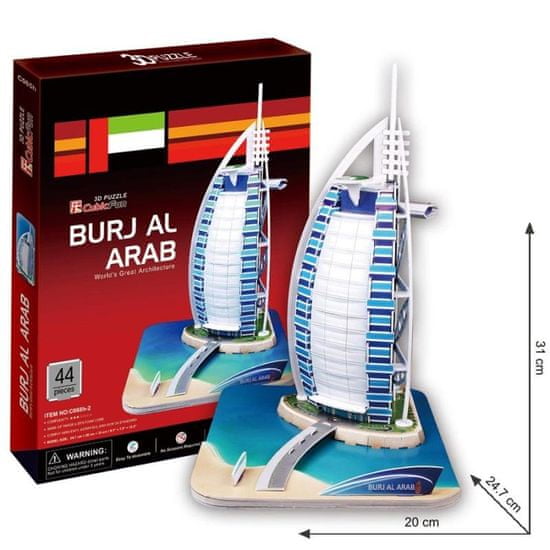 CubicFun Puzzle 3D Burj Al Arab/46 darab