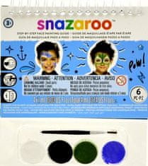 Snazaroo 4 darabos arcfesték készlet képekkel Kaland kaland