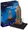 Megvilágított 3D puzzle Empire State Building 38 darab