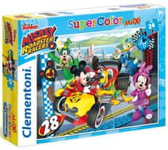 Clementoni Puzzle Maxi Mickey versenyző / 24 darab