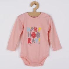 KOALA Hip-Hip bébi bodysuit rózsaszín - 80 (9-12m)