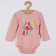 KOALA Hip-Hip bébi bodysuit rózsaszín - 80 (9-12m)