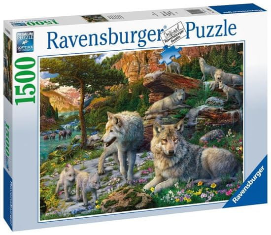 Ravensburger Puzzle - Tavaszi farkasok 1500 darab