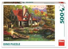 DINO Puzzle Cottage a tónál 500 darab