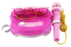 Teddies Karaoke mikrofon rózsaszínű