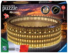 Ravensburger Megvilágított 3D puzzle Night Edition Colosseum, Róma 262 darab