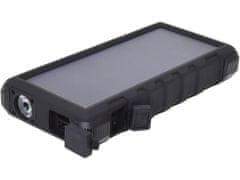 Sandberg hordozható USB 24000 mAh, kültéri napelemes powerbank, okostelefonokhoz, fekete színben