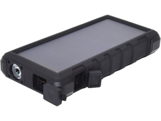 Sandberg hordozható USB 24000 mAh, kültéri napelemes powerbank, okostelefonokhoz, fekete színben
