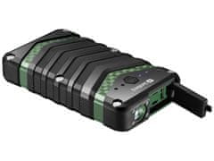 Sandberg hordozható USB tápegység 20100 mAh, Survivor Outdoor, okostelefonokhoz, fekete és zöld színben