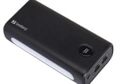 Sandberg Powerbank USB-C PD 20W 30000, fekete