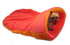 Marysa 2 az 1-ben ágy szegéllyel, narancssárga/rózsaszín, XL méret