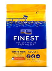 Fish4Dogs Small Granules felnőtt kutyáknak Finest fehér hal burgonyával 1,5 kg, 1+