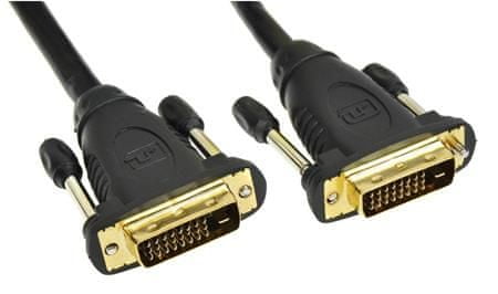 PremiumCord DVI-D összekötő kábel,dual-link,DVI(24+1),MM, 5m
