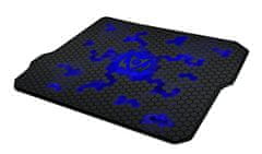 C-Tech Gaming egérpad ANTHEA CYBER BLUE, 320x270x4mm, varrott élekkel, varrott szélekkel