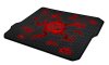 Gaming egérpad ANTHEA CYBER RED, 320x270x4mm, varrott élekkel, varrott szélekkel