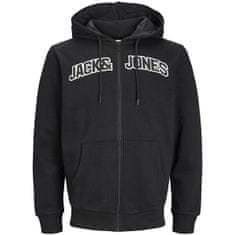 Jack&Jones Férfi melegítőfelső JJROUX Regular Fit 12241567 Black (Méret L)