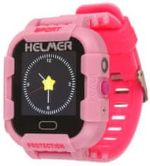 Helmer LK 708 gyerekóra GPS helymeghatározóval/ érintőképernyővel/ IP67/ micro SIM/ kompatibilis Android és iOS rendszerrel/ rózsaszínű