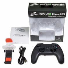 Evolveo Ptero 4PS, vezeték nélküli gamepad PC-re, PlayStation 4-re, iOS-re és Androidra