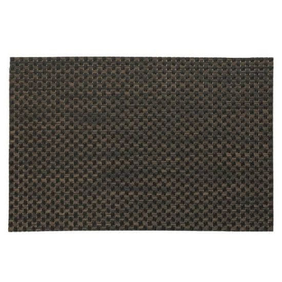 Kela PLATO, polyvinyl, barna/fekete 45x30cm KL-15638 -