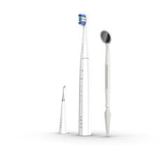 AENO elektromos fogkefe DB8 - 30000 RPM, 3 üzemmód, 3 fej, tükör, tisztítószerszám, Fehér