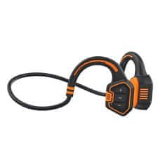 Evolveo BoneSwim MP3 16GB, bluetooth vezeték nélküli fejhallgató arccsont mikrofonnal, narancssárga színű