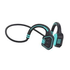Evolveo BoneSwim MP3 16GB, bluetooth vezeték nélküli fejhallgató arccsont mikrofonnal, kék színű