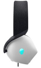 DELL Headset AW520H/ Vezetékes gaming headset/ Headset + mikrofon/ Fehér színű