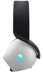 Alienware DELL AW720H/ Dual-Mode Wireless Gaming Headset/ vezeték nélküli headset mikrofonnal/ ezüst színű