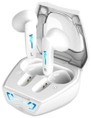 Genius HS-M920BT, Fejhallgató, vezeték nélküli, fülhallgató, mikrofon, 4 óra, LED háttérvilágítás, Bluetooth, USB-C, fehér