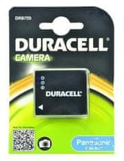 Duracell akkumulátor - DR9709 Panasonic DMC-FS1, fekete, 1050 mAh, 3.7V