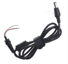 Akyga kábel DC 6,3 x 3,0 mm/PVC/fekete/1,2m