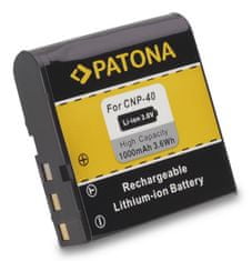 PATONA akkumulátor fényképezőgéphez Casio NP-40 1000mAh