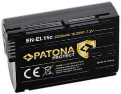 PATONA akkumulátor Nikon EN-EL15C 2400mAh Li-Ion Protect Nikon EN-EL15C 2400mAh Li-Ion Protect akkumulátorhoz
