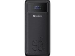 Sandberg Powerbank USB-C PD 130W 50000 fekete