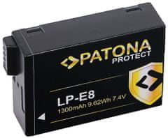 PATONA akkumulátor a Canon LP-E8/LP-E8+ 1300mAh Li-Ion Protect készülékhez
