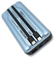 PATONA powerbank, 20000mAh Li-Pol 3A, USB-C/Lightning, PD 65W, kék