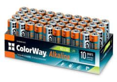 ColorWay Színes alkalikus elemek AA/ 1.5V/ 40db a csomagban