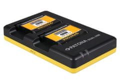 PATONA Photo kettős gyorstöltő Sony NP-BG1 + 2x akkumulátorok 960mAh USB