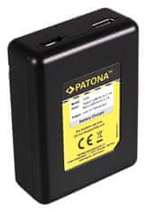 PATONA Digitális kamera készlet Dual GoPro Hero 5/6/7 töltő + 2x 1250mAh USB akkumulátor